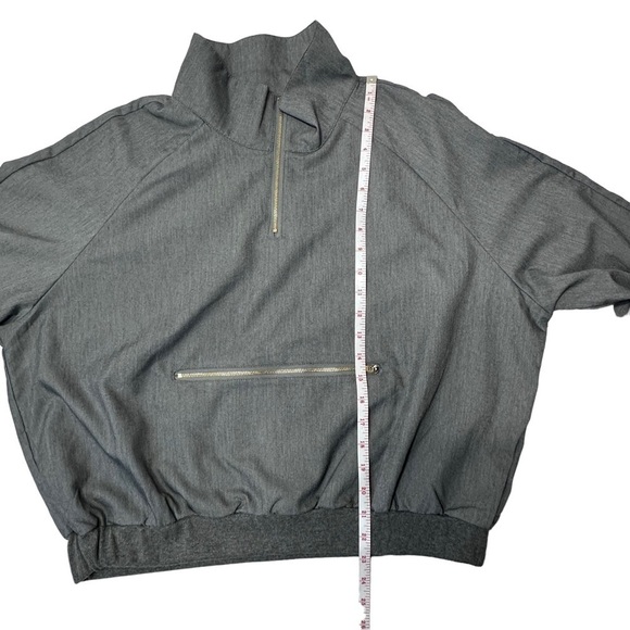 Dope Scrubs Athleisure Grey Jogger Scrub Top 3XL - Picture 10 of 13